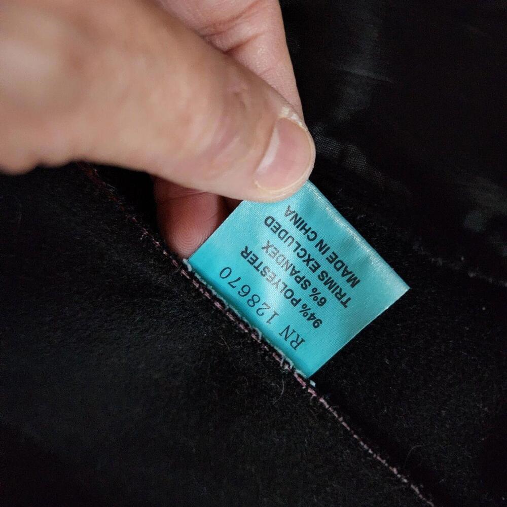 Cowgirl Hardware Pink Embroidered Softshell Fleece Lined Full Zip jacket M - Picture 9 of 9